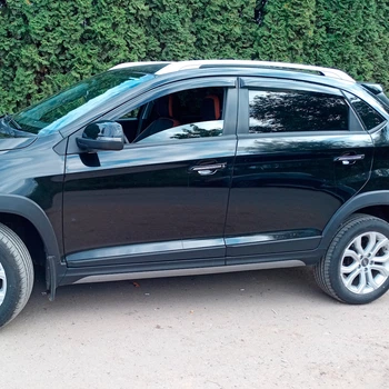 VL-Tuning Дефлекторы окон на Chery Tiggo 2 2016- внедорожник (накладные)
