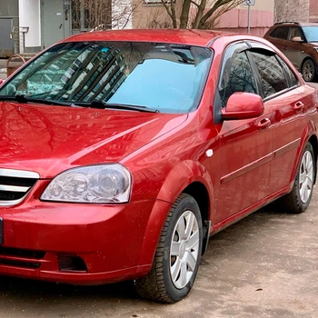 VL-Tuning Дефлектори вікон на Chevrolet Lacetti 2002 - седан (накладні)