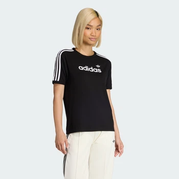Женская футболка LINEAR adidas KD7982 (XL) черный (4068821956360)