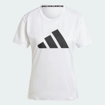 Женская футболка Run It adidas IN0111 (S) белый (4067887736961)