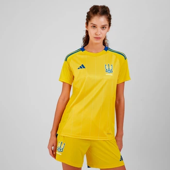 Жіноче домашнє джерсі Ukraine 24 (Жіноча команда) adidas IP2182 (XS) сірий (4067889430270)
