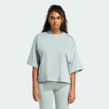 Жіноча футболка ALL SZN Soft Lux Loose adidas KA7011 (XL) зелений (4068822426091)
