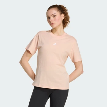 Женская футболка Essentials Small Logo Cotton adidas KE0429 (S) розовый (4068805245282)