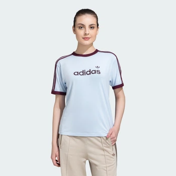 Женская футболка LINEAR adidas KG3714 (S) синий (4068818650059)
