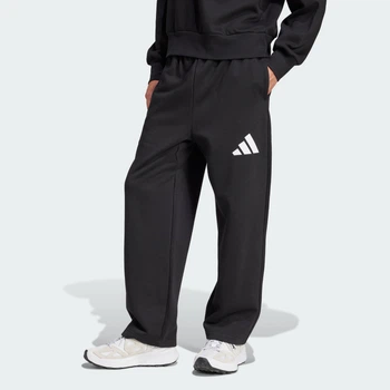 Мужские брюки Essentials Wide-Leg 3 Bar Logo adidas JF3567 (L) черный (4067905311958)