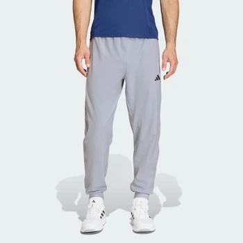Мужские спортивные брюки WORKOUT ESSENTIALS FLEX WOVEN adidas KD2841 (S) серый (4068821447219)