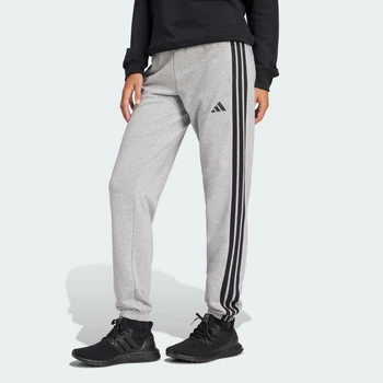 Женские джоггеры Essentials 3-Stripes French Terry Cuffed adidas JD5310 (2XL) серый (4067902839127)