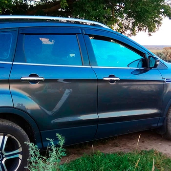 Дефлекторы окон VL-Tuning на Ford Kuga II 2013- (накладные)