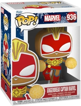 Фигурка Имбирный Капитан Марвел — Funko Pop! MARVEL: HOLIDAYS — GINGERBREAD CAPTAIN MARVEL #936