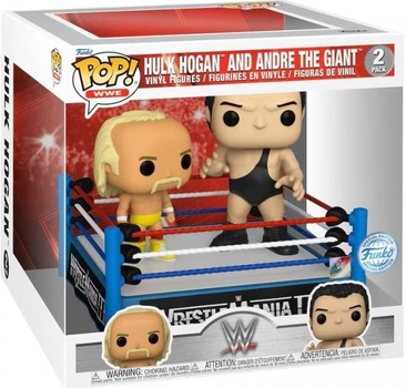Коллекционная диорама Халк Хоган и Андре Гигант – Funko Pop! Moment: WWE — HULK HOGAN VS ANDRE THE GIANT #69248