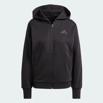 Женское худи ALL SZN Fleece Full-Zip adidas IX3809 (XS) черный (4067894332125)