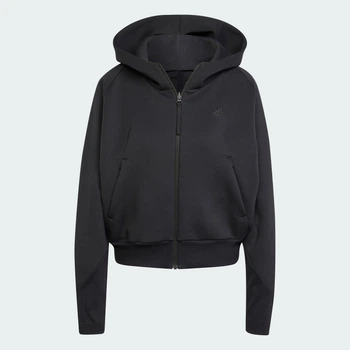 Женское худи adidas Z.N.E. Full-Zip adidas IN5128 (2XL) черный (4066763493684)