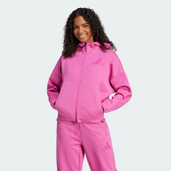Жіноче худі adidas Z.N.E. Full-Zip adidas JD0816 (XS) рожевий (4067902222691)