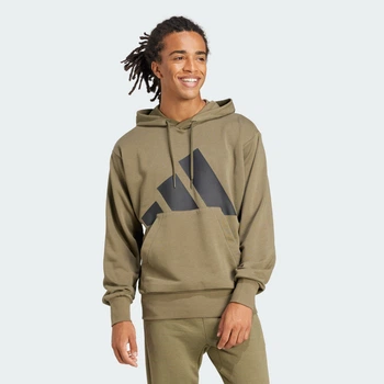 Мужское худи Essentials Big Logo French Terry adidas JE8892 (XS) зеленый (4067905981601)