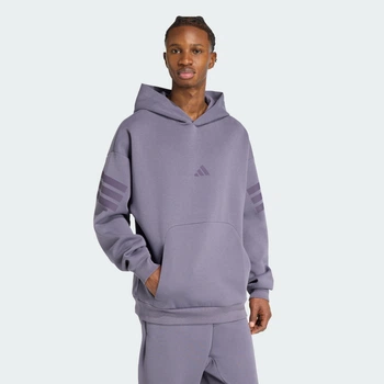Чоловіче худі Future Icons 3-Stripes adidas JW7098 (M) фіолетовий (4068806671806)