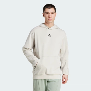 Мужское худи Designed for Training adidas JP4945 (XL) бежевый (4067891641442)