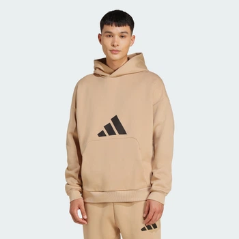 Чоловіче худі Future Icons 3 Bar Logo adidas JW7168 (XS) коричневий (4068806513564)