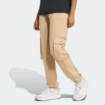 Женские джоггеры City Tech Utility French Terry Cargo adidas JV7104 (XS) коричневый (4068811693404)