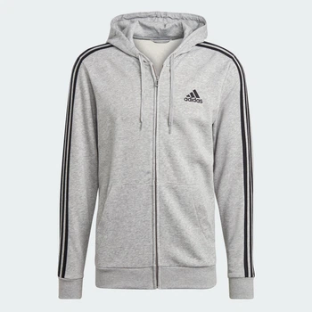 Чоловіча толстовка Essentials 3-Stripes adidas GK9034 (M) сірий (4064045249318)