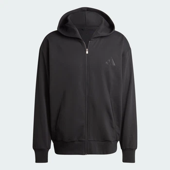 Мужское худи ALL SZN Fleece Full-Zip adidas IX1249 (L) черный (4067894484688)