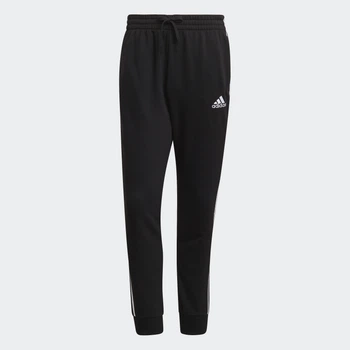 Мужские трикотажные брюки Essentials Cuff 3-Stripes adidas GK8831 (2XL) черный (4062065167971)