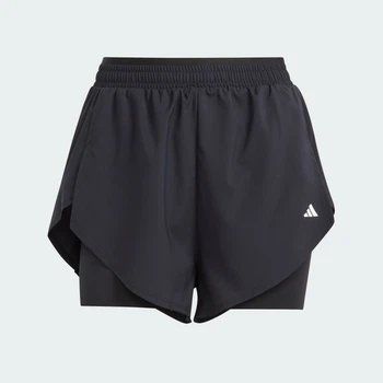 Женские шорты 2в1 Designed for Training adidas IQ2655 (XL) черный (4067887304481)