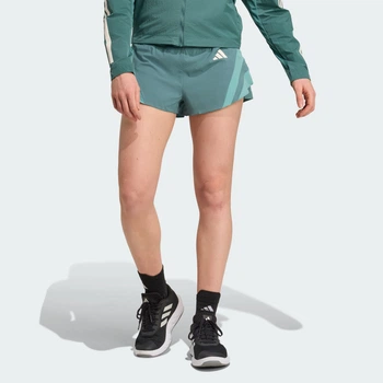 Женские шорты Adizero Archive Running Gel adidas JP1494 (XS 10 см) зеленый (4068808402118)