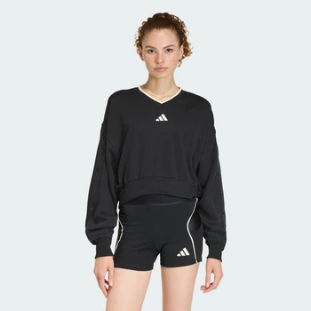 Женский свитшот STADIUM CREW adidas KC4980 (S) черный (4068822844703)