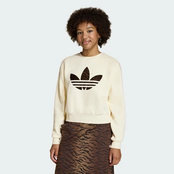 Детский свитшот LOOSE BOXY adidas KD3258 (128) белый (4068821465848)