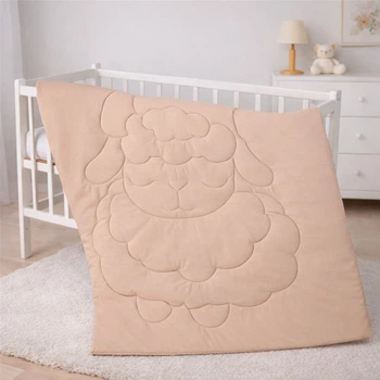 Ковдра Mirson зимова Односпальна 140x150 см Вовна №0523 Sleepy Friends Боббі (2200013033523)