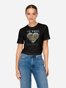 Футболка женская ONLY 15307292-Black XS Черная (5715826033655)