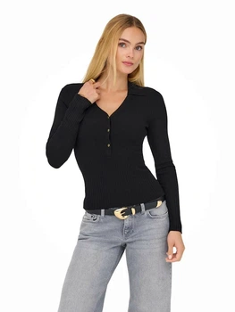 Джемпер женский ONLY 15368861-Black S Черный (5715829620494)