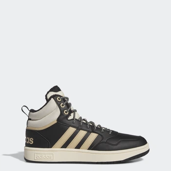 Мужские Кроссовки Hoops 3.0 Mid Lifestyle Basketball Classic Fur Lining adidas IG7927 45 (10.5 UK) черный (4066756004927)
