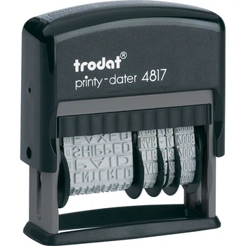 Датер с 12 бухгалтерскими терминами Trodat 4817