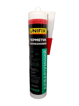 Герметик силіконовий акваріумний UNIFIX (прозорий) 280 мл (UNIFIX)