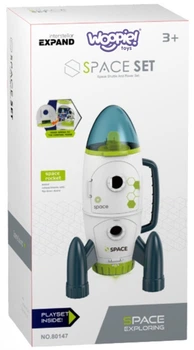Ігровий набір Woopie Інтерактивний космічний шатл Space Set Білий (57147) (5906280657147)