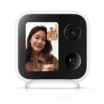 Версія для відеодзвінків MI Smart Camera, домашня камера спостереження в приміщенні, відеодзвінок, 4 мільйони пікселів, 3,5-дюймовий великий екран зі штучним інтелектом, інтелектуальний дисплей для домашніх тварин, матерів та немовлят, людей похилого віку