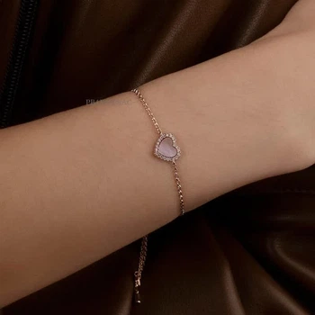 Браслет APM Monaco Pink Mother Of Heart регульований для дівчини