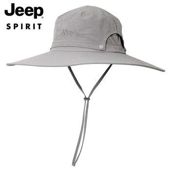 Шляпа JEEP, мужская рыбацкая шляпа, широкополая солнцезащитная шляпа, унисекс, повседневная, для активного отдыха, походов и спорта, A0253