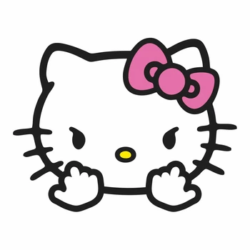 Наклейка Hello Kitty з пальцями 15,0*11,7 см