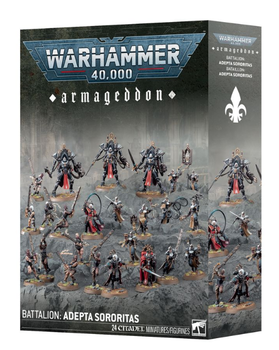 Набір мініатюр WARHAMMER 40000: ARMAGEDDON BATTALION - ADEPTA SORORITAS