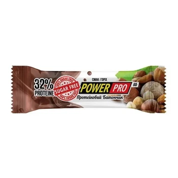 Батончик білковий Power Pro 32% Power Pro, горіхи, 60 г