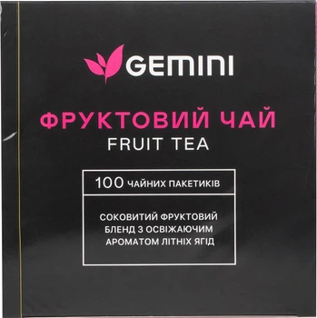 Чай фруктовый Gemini Fruit 100 пакетиков (4820156435015)