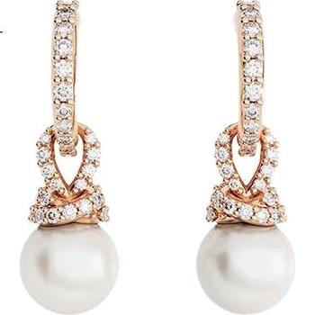 Серьги-гвоздики SWAROVSKI жемчужные 5669524