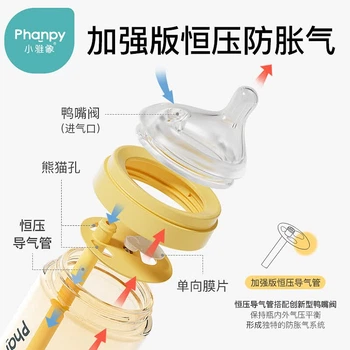 Бутылочка для кормления Phanpy Anti-Colic PPSU 240 мл M
