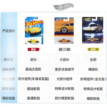 HOT WHEELS (1 випадкова модель відправлена), іграшкова машинка з легкого сплаву для хлопчиків, гоночна машинка - трековий транспортний засіб серії HYT56
