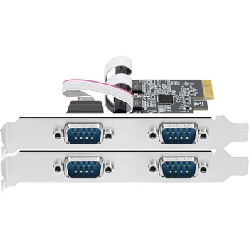 Плата EB-LINK PCI-E 4-портовая последовательная RS232, промышленная