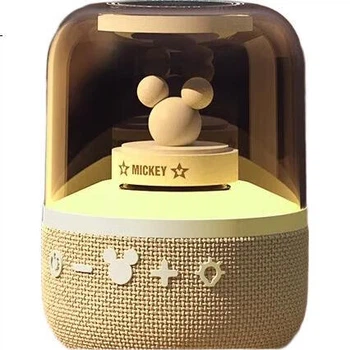 Bluetooth-колонка Disney, XiaoDu Smart Voice високоякісна міні-комп'ютерна атмосферна лампа, подарунок для хлопчиків та дівчаток, найкращі друзі, дорослі, подарунок на день народження, преміум-ніша, практична S6 рожевого кольору