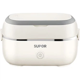 Ланч-бокс SUPOR DH02FD815A электрический с подогревом, 1 л, разделители