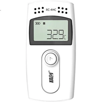 Регистратор температуры и влажности Elitech RC-4HC, высокоточный USB-термометр и гигрометр GSP Medical с функцией экспорта данных и датчиком.